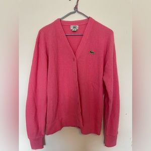 Vintage Lacoste Cardigan - Pink